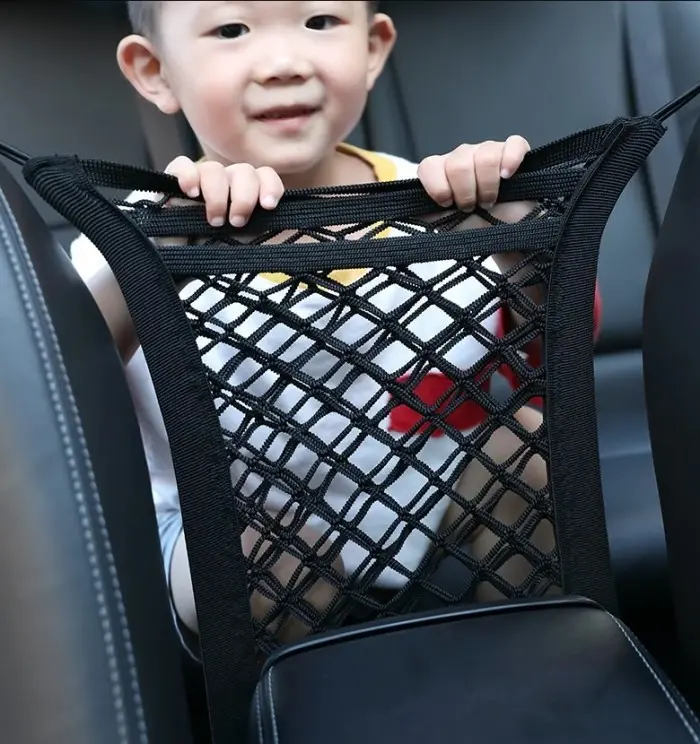 instant Jaring pengaman bayi mobil / jaring pembatas mobil serbaguna