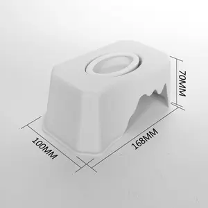 Hiding Cave Segi 4 n Water Dish Kreamik Combo Plastik Torto BD Ular