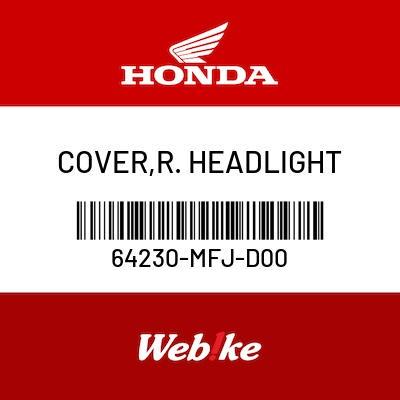 Gambar COVER, R. HEADLIGHT 64230-MFJ-D00 CBR600RR Suku cadang Honda dari Webike Indonesia Kota Administrasi Jakarta Selatan Tokopedia