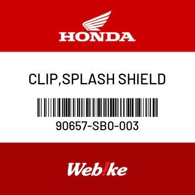 Gambar CLIP, SPLASH SHIELD 90657-SB0-003 CBR600RR Suku cadang Honda dari Webike Indonesia Kota Administrasi Jakarta Selatan Tokopedia
