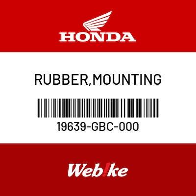 RUBBER, MOUNTING 19639-GBC-000 Super Cub C125 Suku cadang Honda
