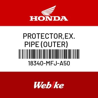 Gambar PROTECTOR, EX. PIPE (OUTER) 18340-MFJ-A50 CBR600RR Suku cadang Honda dari Webike Indonesia Kota Administrasi Jakarta Selatan Tokopedia