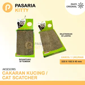 CAKARAN KUCING/CAT SCRATCHER/Garukan/Mainan Kitten