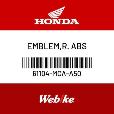 Gambar Emblem ABS Kanan Gold Wing GL1800 61104-MCA-A50 HONDA Original dari Webike Indonesia Kota Administrasi Jakarta Selatan Tokopedia