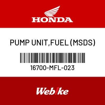 Gambar PUMP UNIT, FUEL (MSDS) 16700-MFL-023 CBR1000RR Suku Cadang Asli Honda dari Webike Indonesia Kota Administrasi Jakarta Selatan Tokopedia