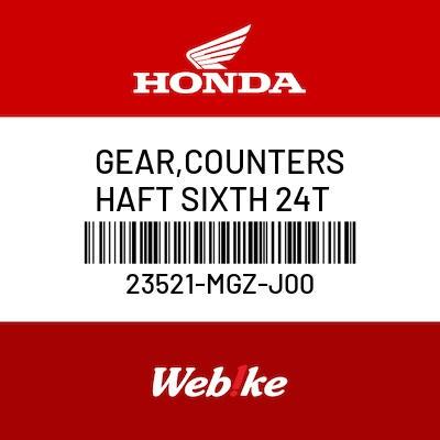 Gambar GEAR, COUNTERSHAFT SIXTH 24T 23521-MGZ-J00 CB500X OEM part Honda dari Webike Indonesia Kota Administrasi Jakarta Selatan Tokopedia
