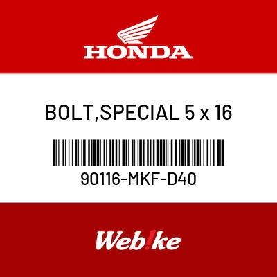 Gambar BOLT, SPECIAL 5 x 16 90116-MKF-D40 CBR1000RR Suku Cadang Asli Honda dari Webike Indonesia Kota Administrasi Jakarta Selatan Tokopedia