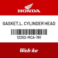 Gambar GASKET, L. CYLINDER HEAD 12252-MCA-781 GOLDWING OEM part Honda dari Webike Indonesia Kota Administrasi Jakarta Selatan 1 Tokopedia