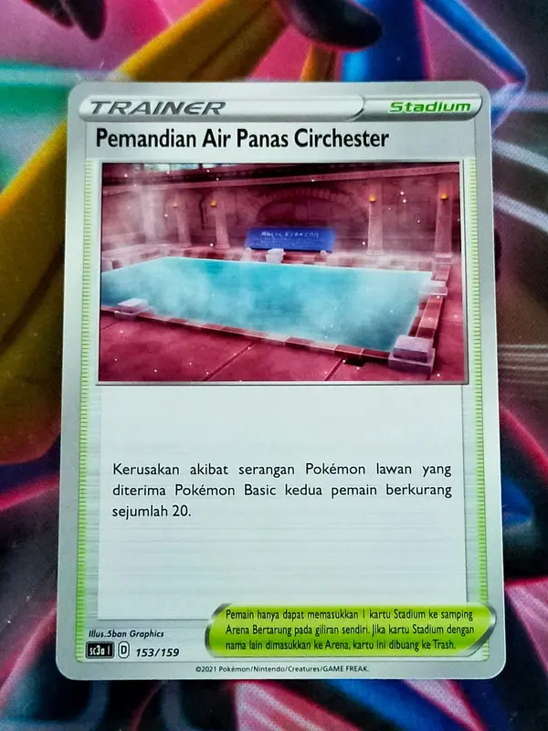 Pokemon Indo Set 7 Pemandian Air Panas