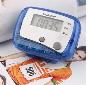 LCD Pedometer Jongging Mini untuk Langkah Berjalan