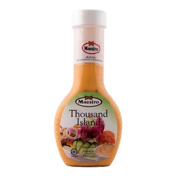 Gambar Maestro Salad Thousand Island 237 Ml dari Hypermart Manado TS Kota Manado Tokopedia