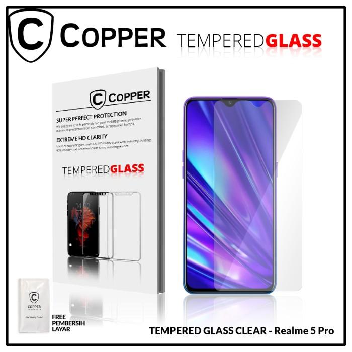 Gambar COPPER TEMPERED GLASS FULL CLEAR - kompatibel untuk Realme 5 Pro dari Copper Samarinda Official Kota Samarinda Tokopedia