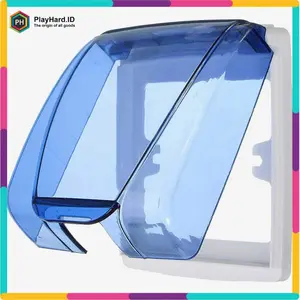 PlayHard.ID Dilwe Kotak Cover Stop Kontak Dinding Type 86 S126 Plastik untuk Perlindungan Stop Kontak dari Debu Kotoran dan Air Aman untuk Rumah dengan Bayi dan Anak
