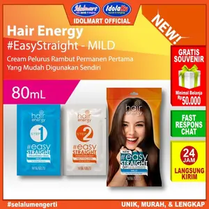 IDOLMART Makarizo Hair Energy Easy Straight - MILD 80 mL Pelurus Rambu