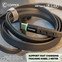 Gambar COPPER Kabel Data High Speed EXTENSIVE (Lightning)QC 3.0 (up to 3.4 A) dari Copper Samarinda Official Kota Samarinda 3 Tokopedia