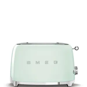 SMEG 2 Slice Toaster, 50's Retro Style Aesthetic Pastel Green