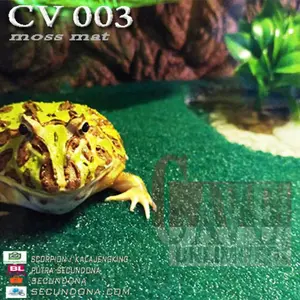 CV003 moss mat alas substrat amphibi katak kodok frog reptile sintetis