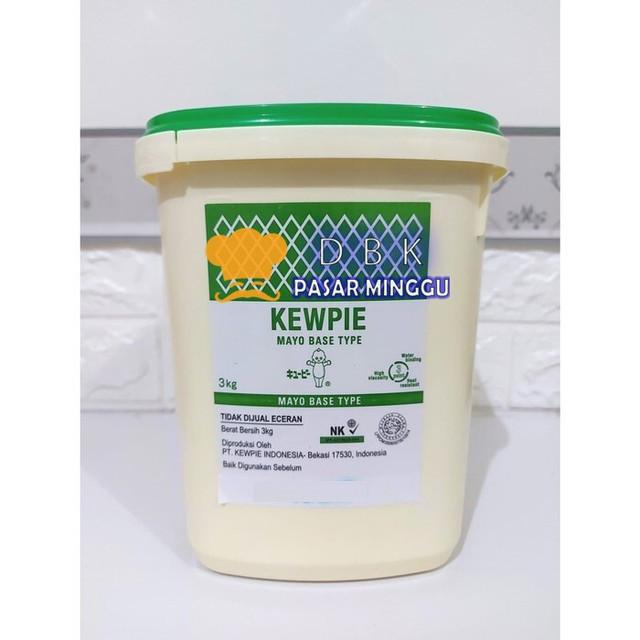 Gambar KEWPIE base type mayo 3kg mayonnaise mirip hellman best food real mayo dari DBK Pasar Minggu Kota Administrasi Jakarta Selatan Tokopedia
