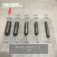 Gambar Engsel bubut 1" (25mm) x 7cm ( bh) dari Teguh tokobesi Kota Bandung 1 Tokopedia