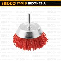 Gambar Nylon Cup Brush (Bor 3") INGCO WB30755 Sikat Mangkok Abrasive Plastik dari INGCO Tools by GUNKA Kota Tangerang Selatan 2 Tokopedia