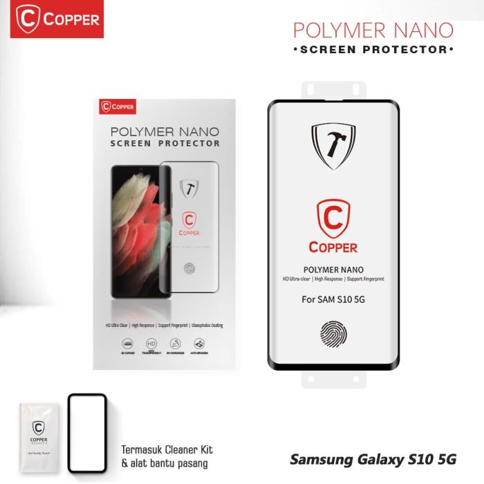Gambar COPPER Polymer Nano Screen Protector - kompatibel untuk Samsung Galaxy S10 5G dari Copper Samarinda Official Kota Samarinda Tokopedia