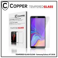 Gambar COPPER TG FULL CLEAR Kompatible Untuk - Samsung A7 2018 - TEMPERED GLASS FULL CLEAR dari Copper.Medan Kota Medan 1 Tokopedia