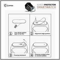 Gambar COPPER Antigores Kompatibel Untuk Amazfit Bip U - COPPER Polymer Nano PMMA Anti Gores dari Copper.Medan Kota Medan 2 Tokopedia