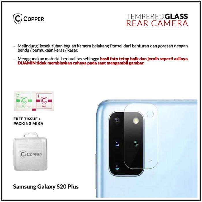 Gambar COPPER Tempered Glass Clear Kamera - kompatibel untuk Samsung S20 Plus dari Copper Samarinda Official Kota Samarinda Tokopedia