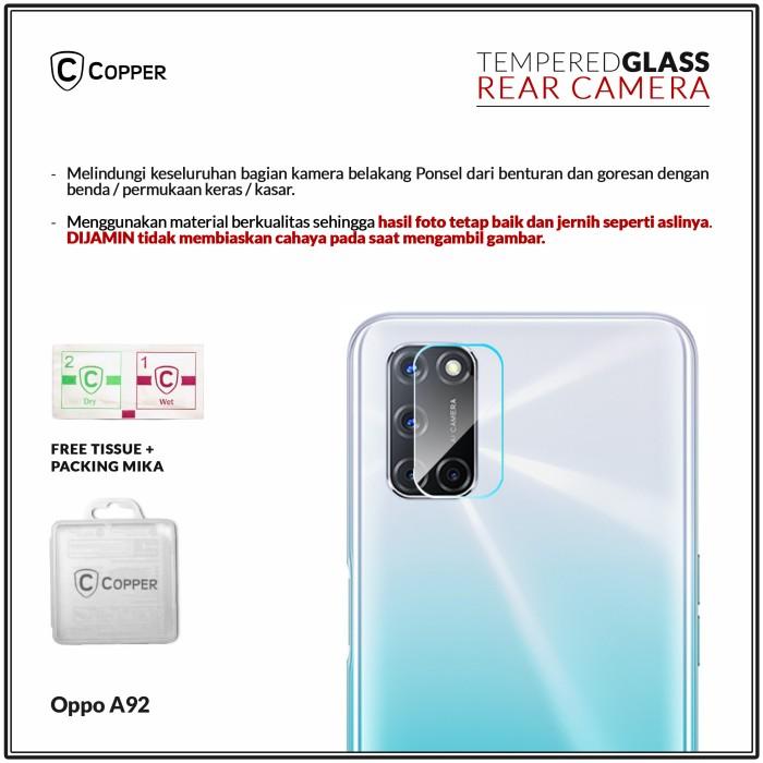 Gambar COPPER  Tempered Glass Kamera - kompatibel untuk  Oppo A92 dari Copper Samarinda Official Kota Samarinda Tokopedia