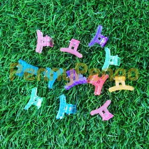 Jepitan Rambut Mini Warna Transparan