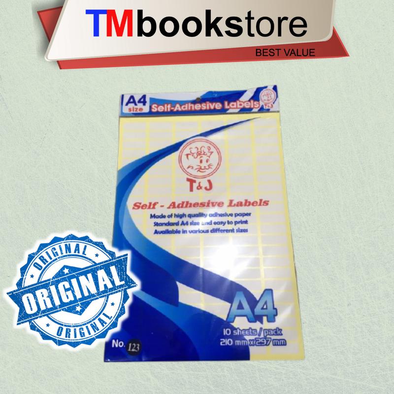 LABEL POLOS A4 NO. 123 TOM & JERRY TPP - Shop | Tokopedia