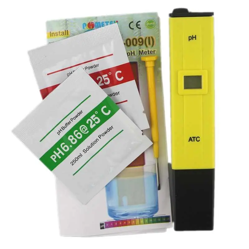 Alat Ukur Uji PH Meter Tester Pen Air Minum/Akuarium - Kuning 1