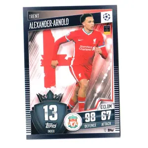 Kartu Bola 2020 Topps Match Attax 101 Trent Alexander-Arnold Base