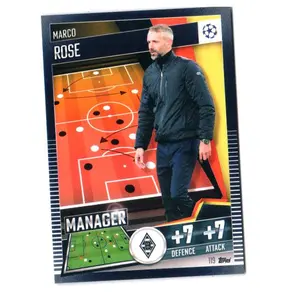 Kartu Bola 2020 Topps Match Attax 101 Marco Rose Manager Base