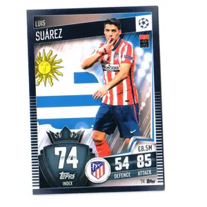 Kartu Bola 2020 Topps Match Attax 101 Luis Suarez Base