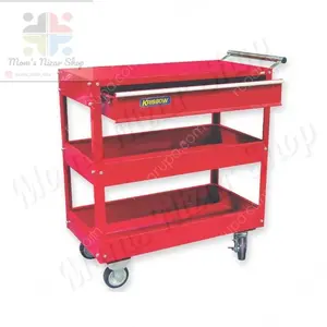 Krisbow Troli Bengkel 3 Susun + Rak Perkakas Trolley Trolly 74x38x67cm