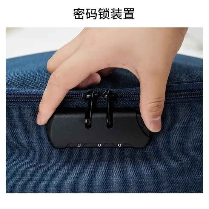 [LOCKIT] Travel Document Bag 3 Digit Password / Tas Dokumen Anti Air 3