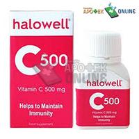 Gambar HALOWELL C 500MG 1 BOTOL 30 TABLET dari Apotek Ilna Farma Babelan Kab. Bekasi 1 Tokopedia