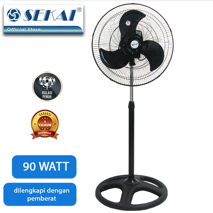 SEKAI Metal Stand Fan SFN1808 Kipas Angin 18 Inch SFN 1808 3