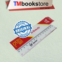 Gambar RULER BUTT 15CM BUTTERFLY PPW dari TMbookstore Best Value Kota Depok 1 Tokopedia