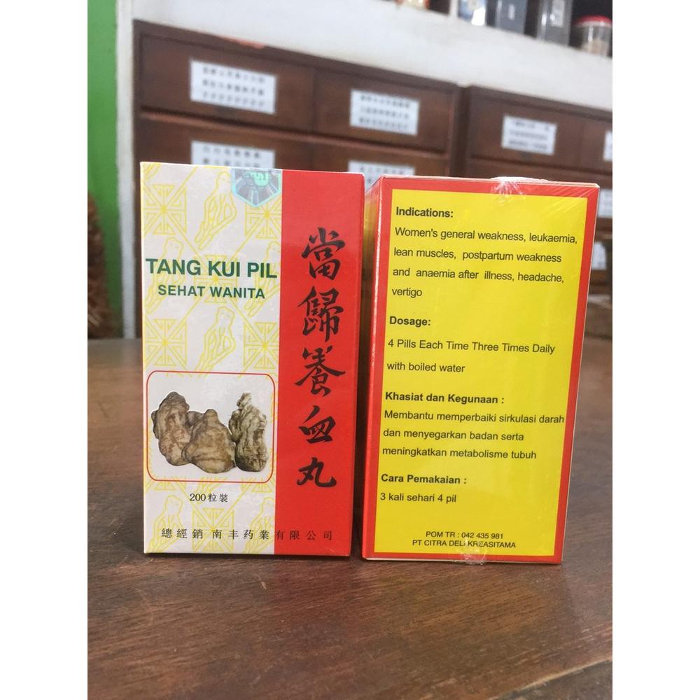 Tang Kui Pil Sehat Wanita - Vitamin Sirkulasi Tambah Darah Haid