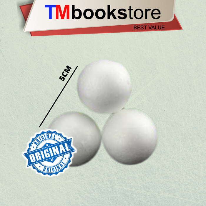Gambar STYROFOAM BOLA 5CM ASAHI dari TMbookstore Best Value Kota Depok Tokopedia