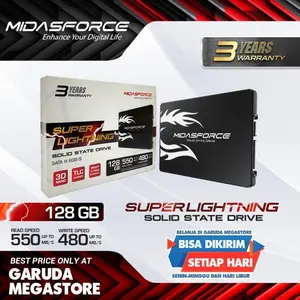SSD Midasforce 128 Gb GARANSI RESMI 3 TAHUN