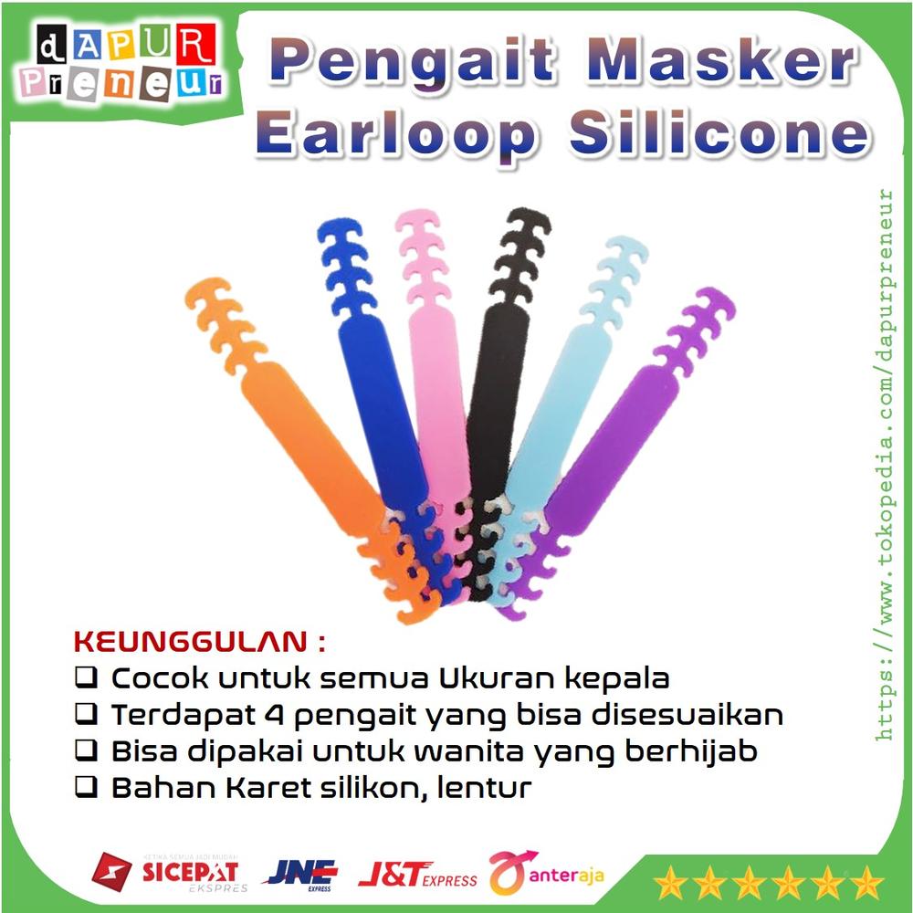 Alat Tali Pengait Masker Pengait Masker Earloop Silicone