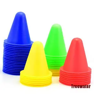 Trter 10Pcs Agility Maker Cones For Slalom Roller Skating Training Tra