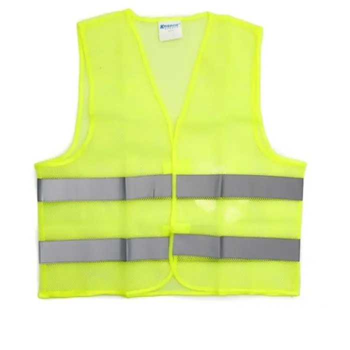 Krisbow Safety Vest Rompi Pengaman Kerja jaring Mesh Kuning Hijau Lime 2