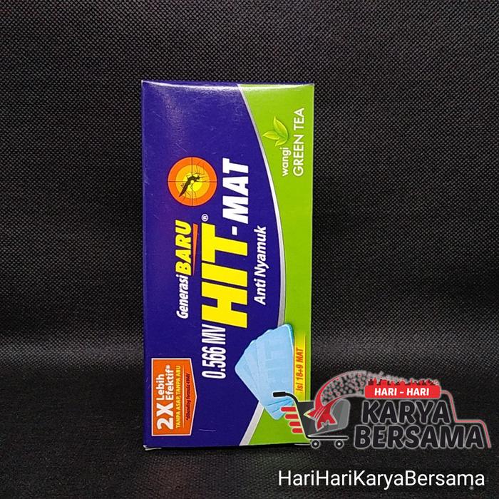 Gambar HIT-MAT ANTI NYAMUK ELEKTRIK GREEN TEA ISI 18-MAT dari HariHariKaryaBersama Kota Medan Tokopedia