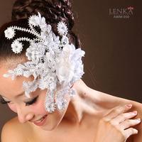 Gambar Aksesoris Headpiece Sanggul Wedding Putih l Hairpieces Lenka - AWM010 - Putih dari Lenka Wedding Shop Kota Surabaya 4 Tokopedia