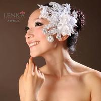 Gambar Aksesoris Headpiece Sanggul Wedding Putih l Hairpieces Lenka - AWM010 - Putih dari Lenka Wedding Shop Kota Surabaya 2 Tokopedia