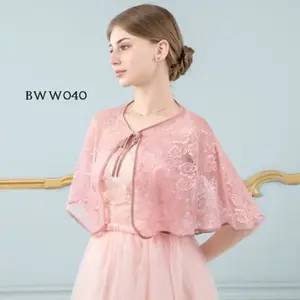 OUTWEAR AKSESORIS BOLERO CARDIGAN LACE WEDDING PENGANTIN SALEM BWW040